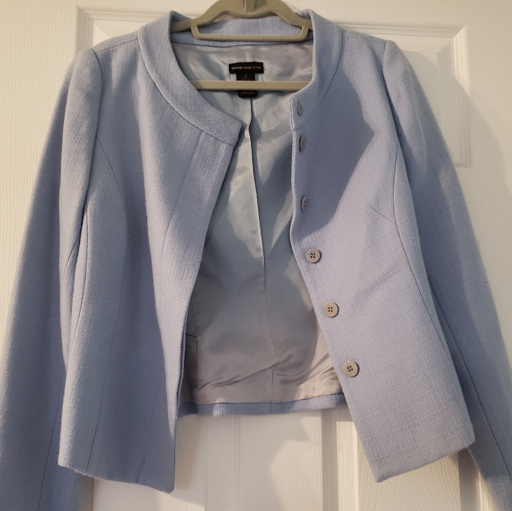 Structured Blue Jacket